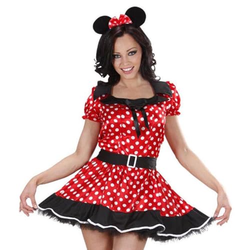 WIDMANN 77442 - Damen Kostüm Mouse Girl, Kleid und Ohren, Größe M