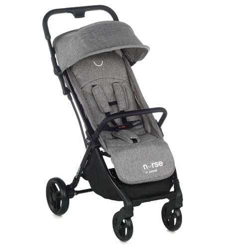 Nurse by Jané Jump, Kinderwagen bis 22 kg, automatisches Falten, Federung, hohe Rückenlehne