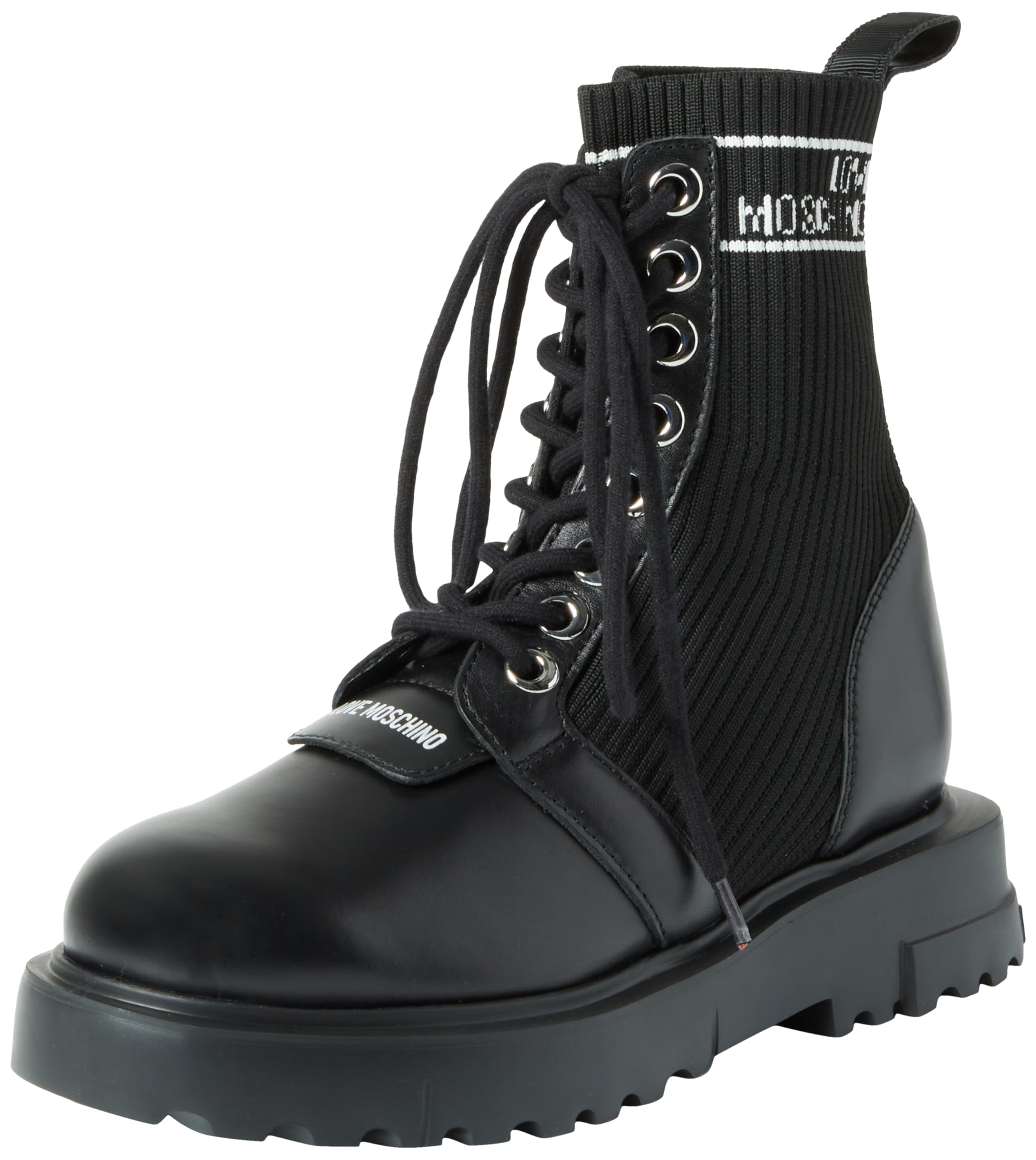 Love Moschino Damen Stiefel, Schwarz, 35 EU