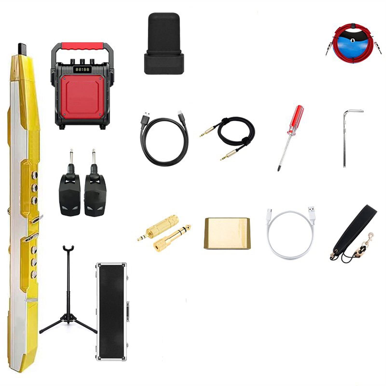 Digitales elektronisches Musikinstrument Cucurbit Flöte Tube Flöte Saxophon für Anfänger (Farbe: 8)