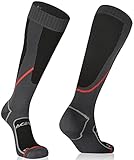 Acerbis No-Wet Socken (Black/Gray,2XL)