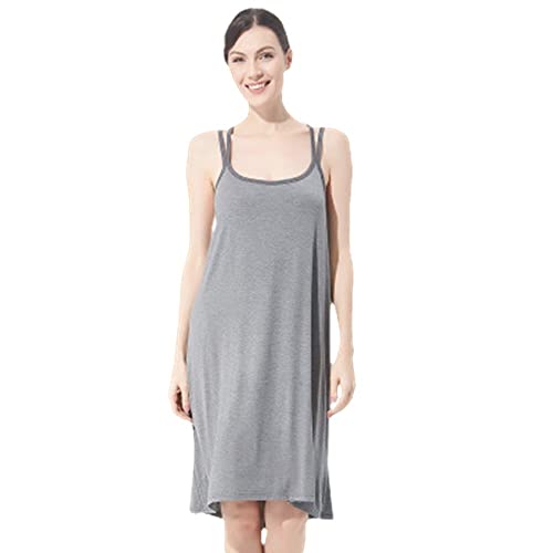 Damen Nachthemd - Damen Nachtkleid Mode Sexy Rückenfreies Nachthemd Plus Größe Damen Homewear Nachthemd Kreuzgurt Kleider 2Xl-7Xl, Stil B, 6XL