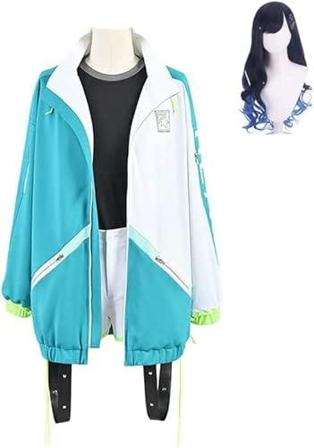 JGZGCG Anime Projekt Sekai bunte Bühne Cosplay Kostüm Shirai shi Eine Perücke Uniform Kleid Outfit Carnaval Party Halloween Anzug