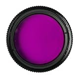 PVS14 Nachtsicht-Okularfilter, Braun, Lila, Orange, Okularlinse, Opferfenster, Schutzhülle for 30-mm-Objektiv (Color : Purple)