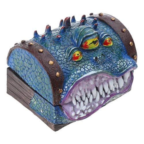 WELLDOER Brust Würfel Box Polyedrische Würfel Rollenspiele Tabletop Gaming Heimdekoration Geschenk