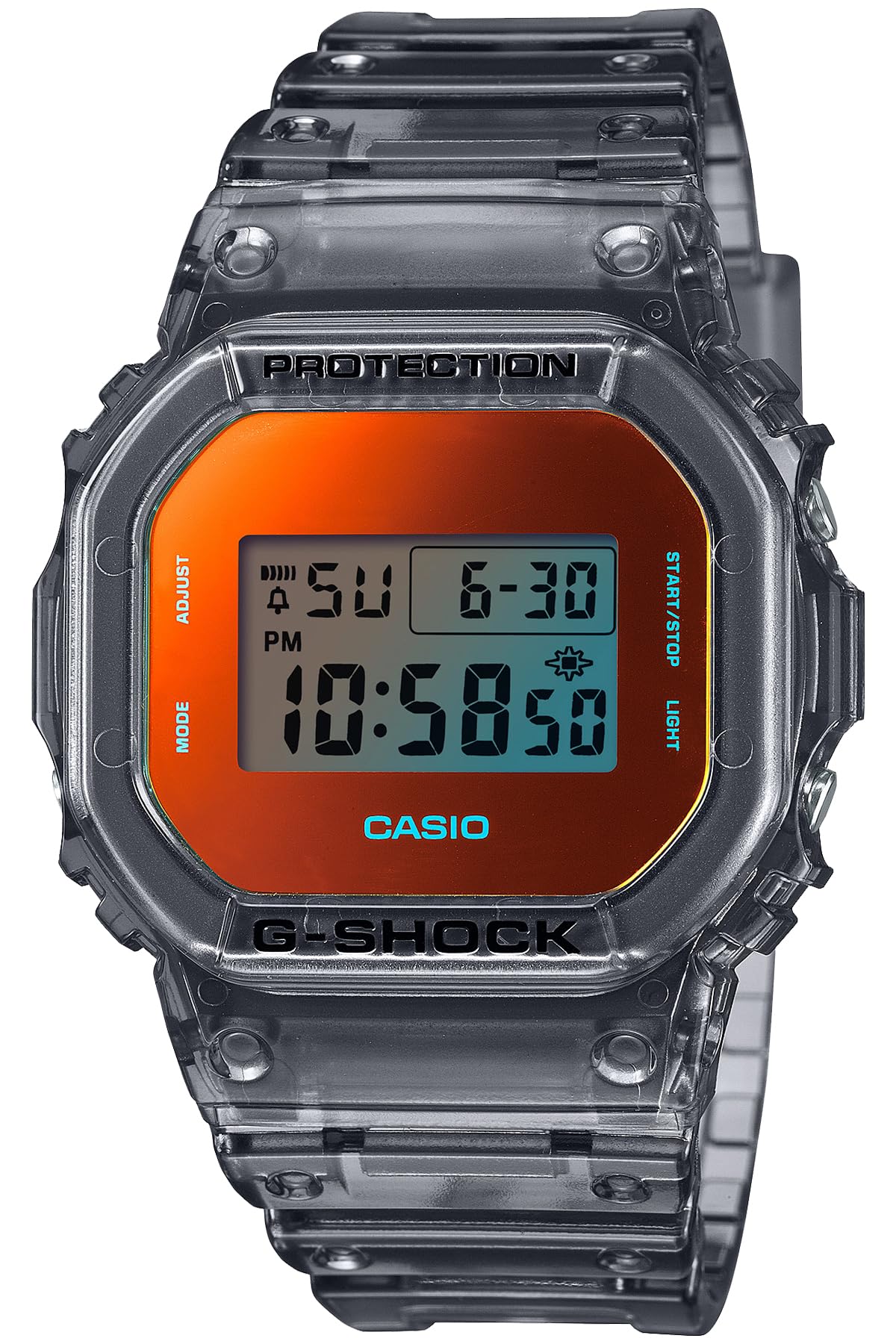 Casio DW-5600TLS-8JF G-SHOCK BEACH TIME LAPSE Series JAPAN IMPORT 2024, Schwarz