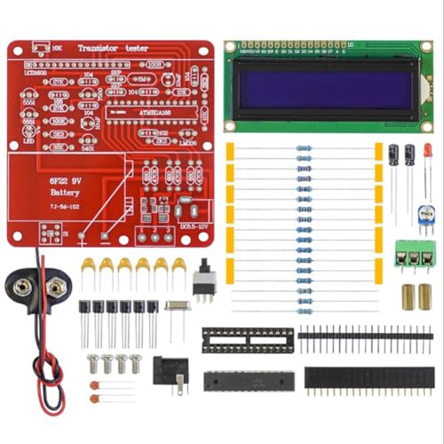 Kiudduy M8 Transistortester Multimeter Widerstand Kapazität Triode Induktivität Messgerät DIY Schweißbausatz