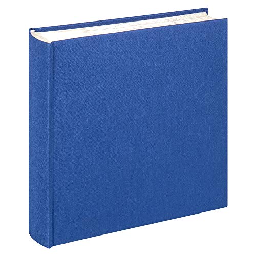 walther design Fotoalbum blau 200 Fotos 10 x 15 cm Memo-Einsteckalbum Leinen, Cloth ME-510-L