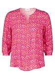 Cartoon Damen Casual-Bluse mit Muster Pink/Orange,36