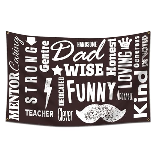 Flagge Father's Day, Waschbar Flagge, Flagge(Multicolor 9)