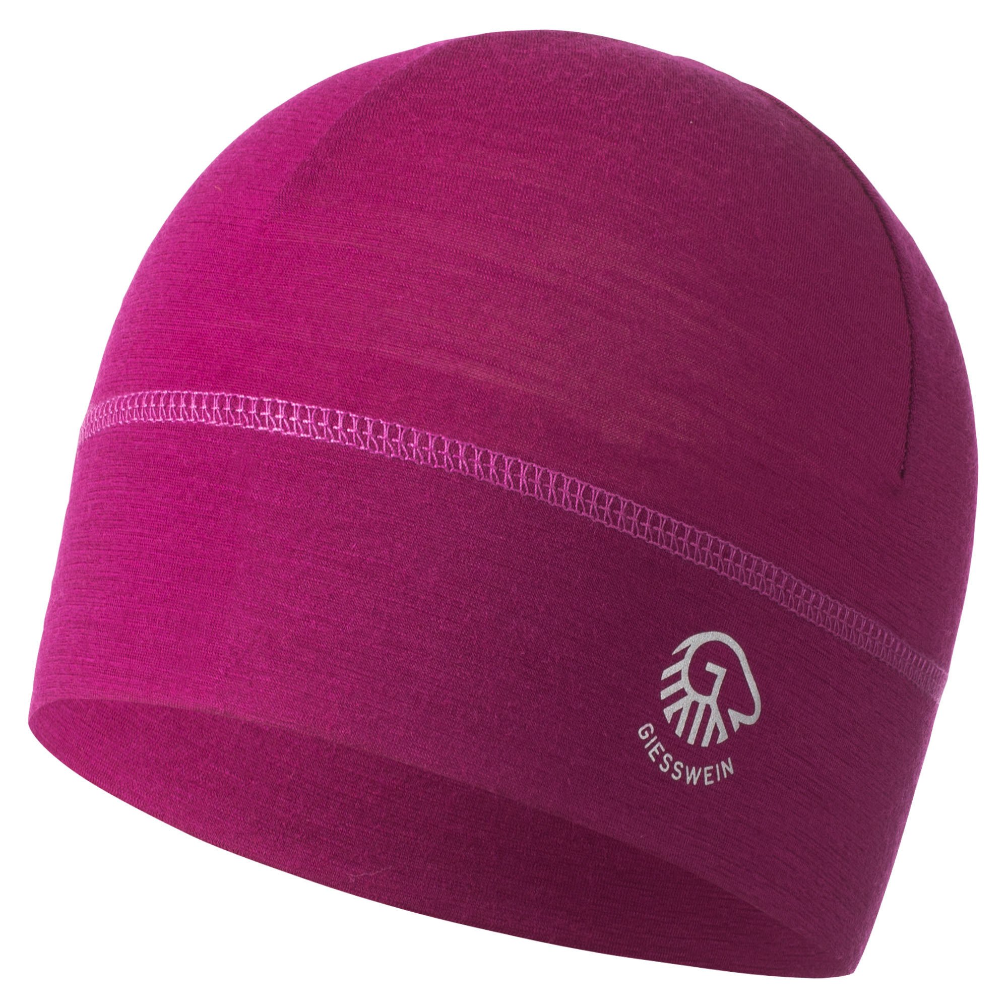 GIESSWEIN Mütze Gamsstein - Sportmütze aus 100% Merino Wolle, Damen & Herren Bike Cap, Sports skull merino beanie, Leicht, dünn, bequem & helmkompatibel, Helm Unterziehmütze