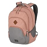 travelite Handgepäck Rucksack, Laptop Rucksack 15,6 Zoll, BASICS, Daypack, Tagesrucksack mit vielen Fächern, 45 cm, 22 Liter