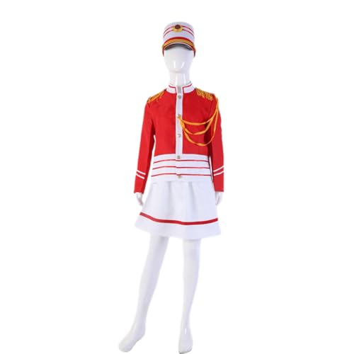 Osdhezcn Kind Erwachsene Blasorchester Kostüm Royal Guard Uniform Mit Und Handschuh Guard Blasorchester Kostüm Set Uniform