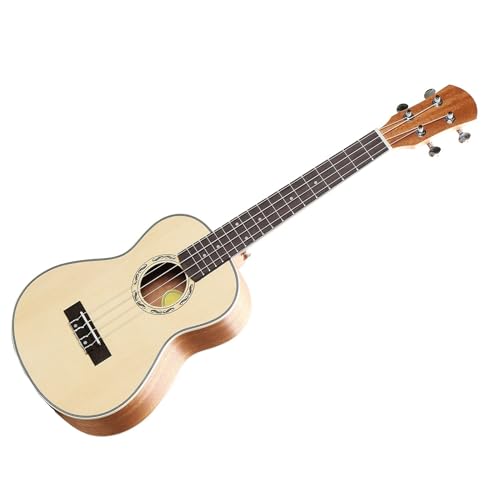 21/24/26 Zoll Ukulele-Oberseite Aus Fichtenholz. Boden Und Seitenteile Aus Sapele-Holz. Kleine UKulele-Gitarre Mit Vier Saiten Ukulele Einsteiger Kit (Color : 26-inch)