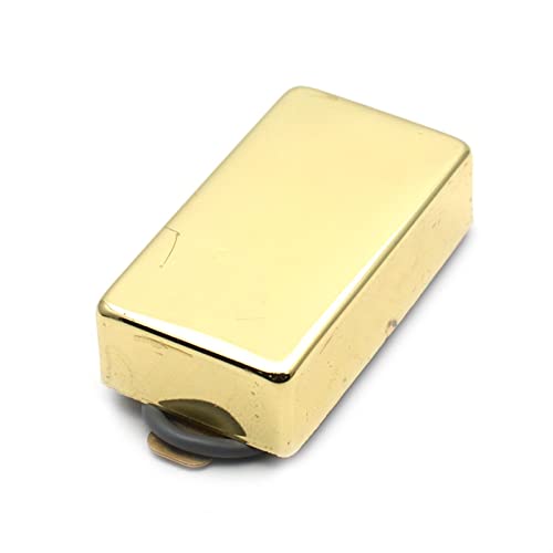 ZENGXUE Geschlossener Streple E-Gitarren-Humbucker-Pickup-Versiegelte Nackenbrücke Pickup für Lp. Guitar Black Gold Chrome Humbucker Tonabnehmer Set (Color : GD Neck)