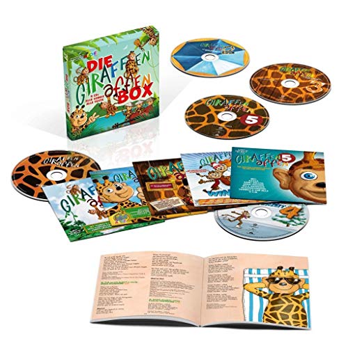 Die Giraffenaffen Box-5 Cds mit Songs und Texten