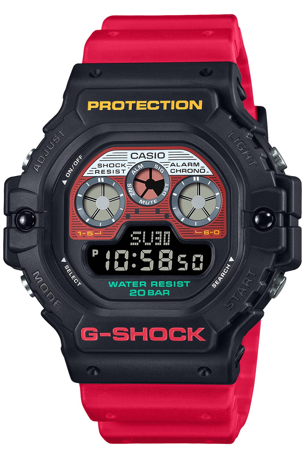 CASIO G-SHOCK DW-5900MT-1A4JF [G-SHOCK MixTape-Serie], Mehrfarbig, Modern