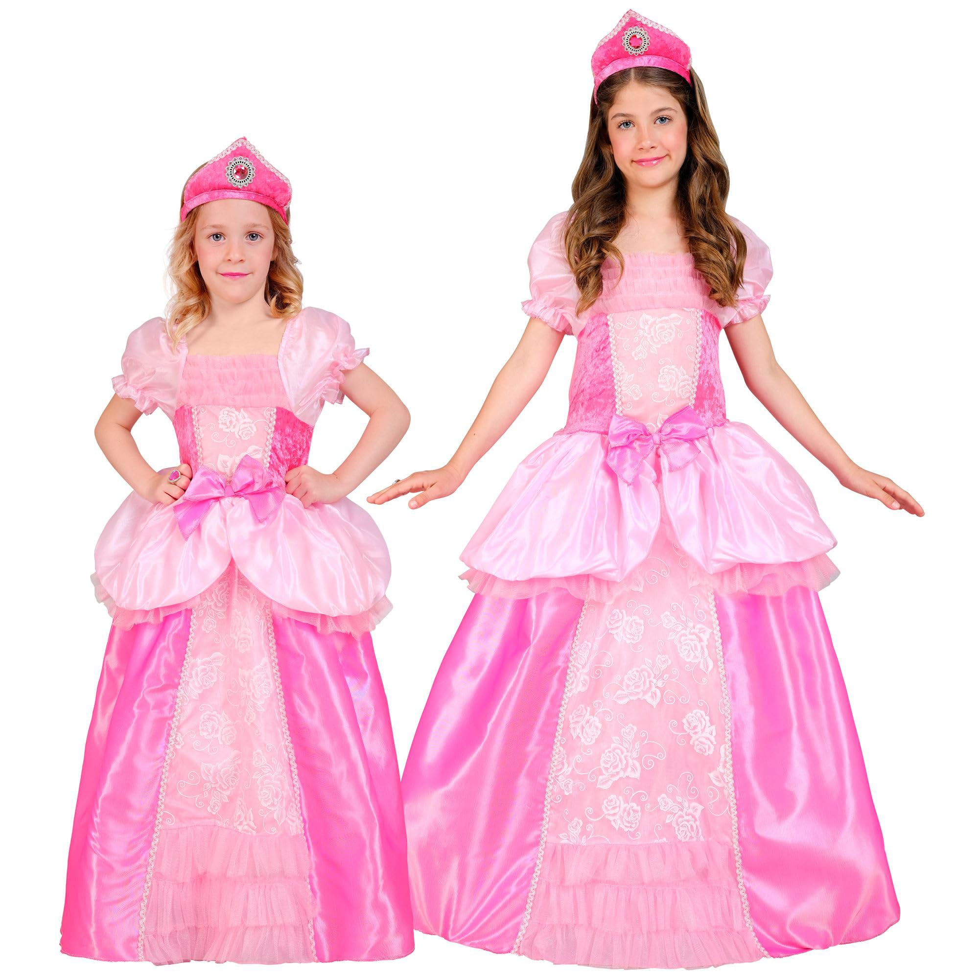 W WIDMANN MILANO Party Fashion - Kinderkostüm Prinzessin, Kleid, Königin, Burgfräulein, Faschingskostüme