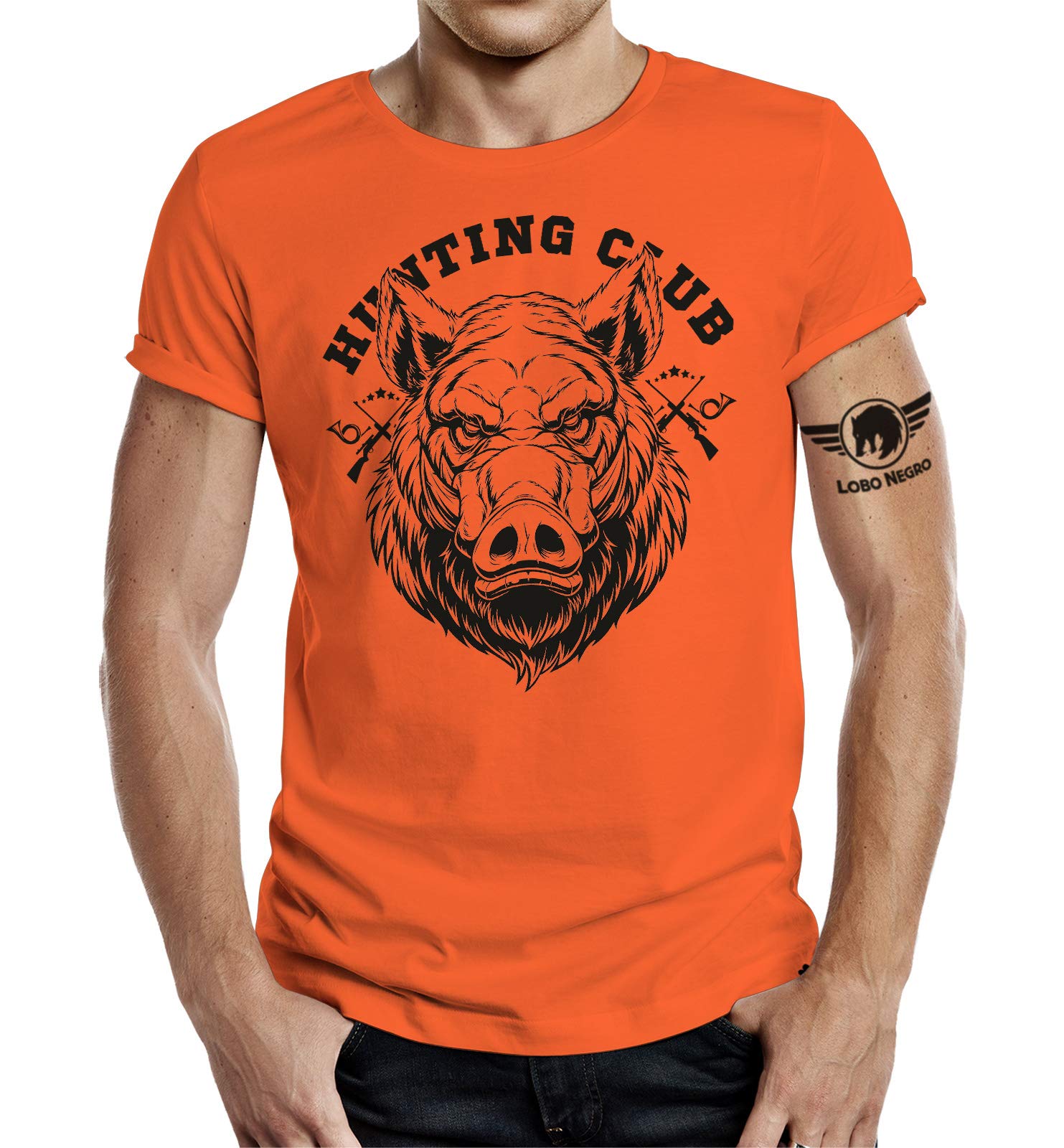 Jäger T-Shirt: Hunting Club Eber L