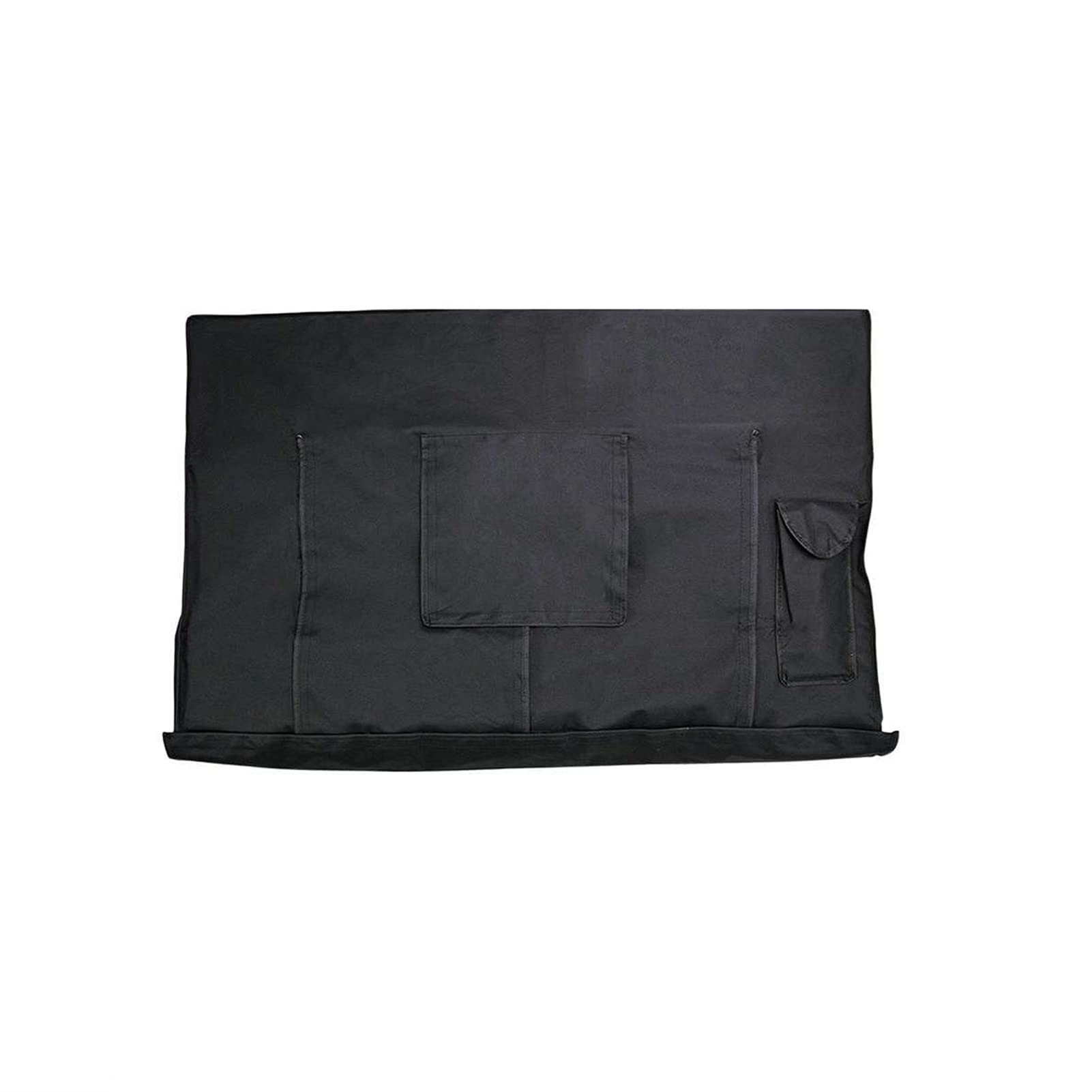 Crepundia Outdoor Tv Cover Wasserdichte Außen-TV-Abdeckung staubdichter Bildschirmdeckel 32 bis 70 Zoll langlebig Oxford schwarz Fernbedienung Fernsehhülle Taschenstaub(60 to 65 inch)