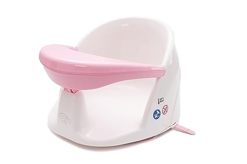 BabyDam Orbital Badewannensitz, drehbar, Pink / Weiß