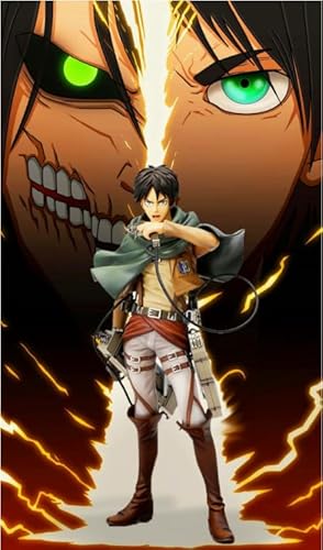 Hfmquisutron Jigsaw Puzzle 1000 Teile Japanisch Klassisch Anime Eren.Jaeger Poster Für Spaß Erwachsene Holzpuzzle Spielzeug Rt197Ha