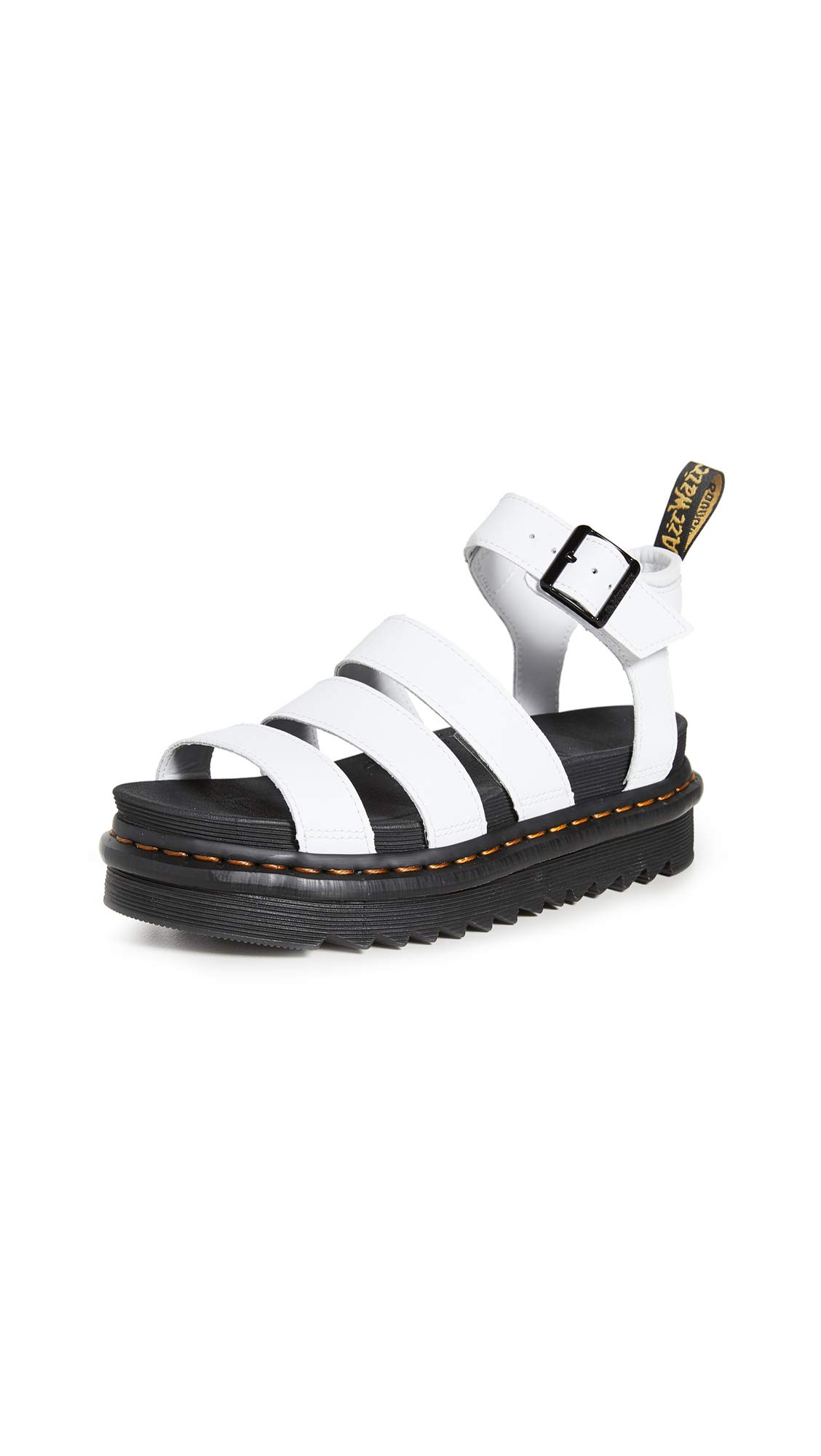 Dr. Martens Mädchen Dr. Martens sandals, Weißes Hydro Leder, 38 EU