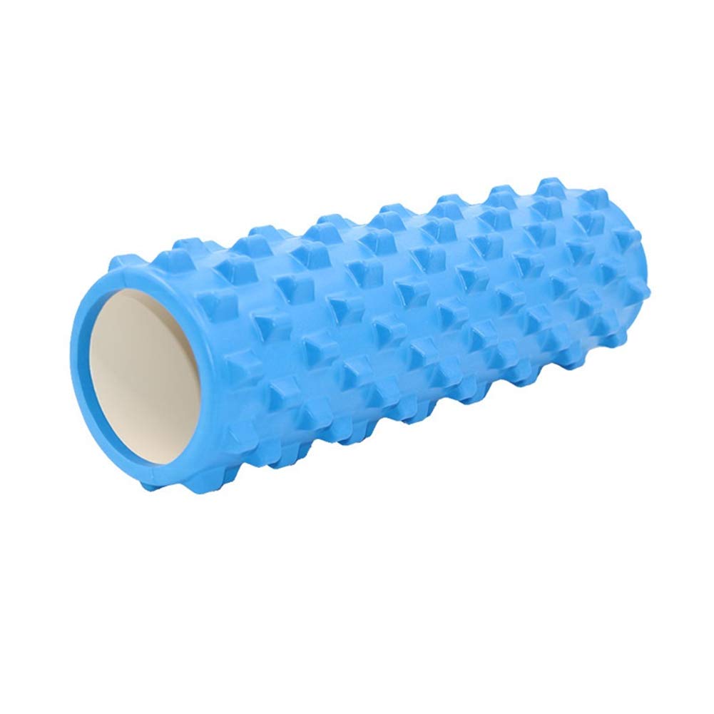 Faszienrolle Faszienroller Trigger Point Foam Roller Schaumstoffrollen für Muskeln Weichschaumwalze Muskelroller Massagestab Turnhallenrolle 1-blue,45cm