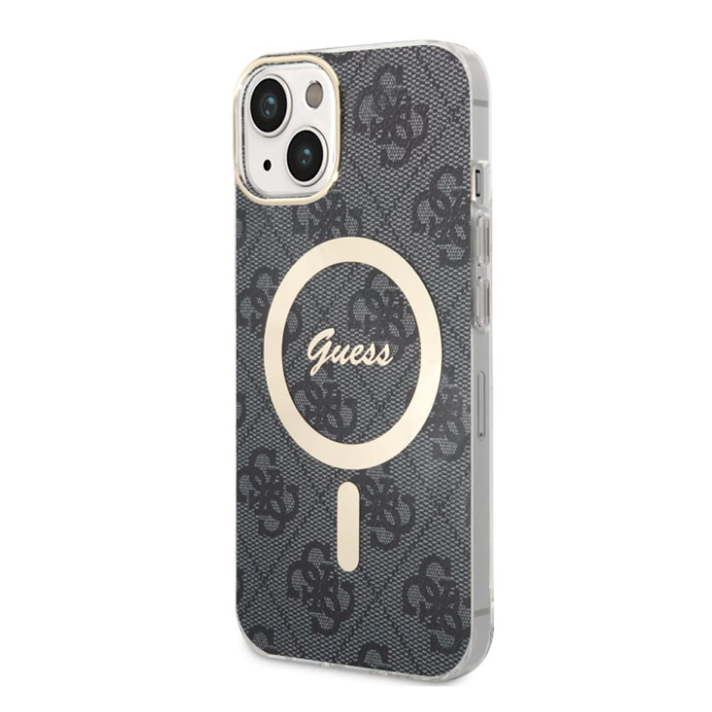 Guess 4G MagSafe Case for iPhone 14 (6,1) Black - GUHMP14SH4STK