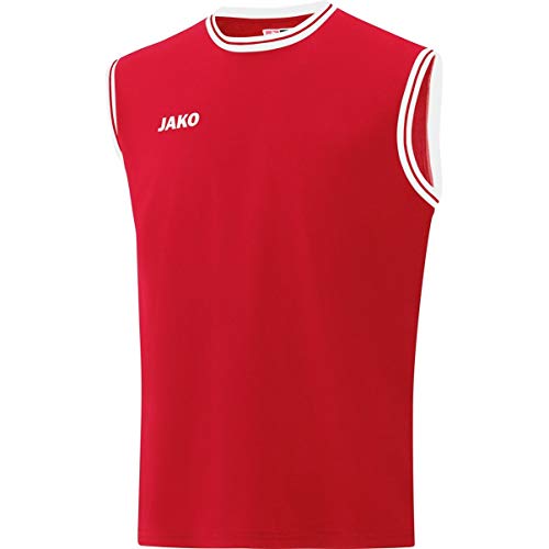 JAKO Herren Trikot Center 2.0, rot/weiß, XL, 4150