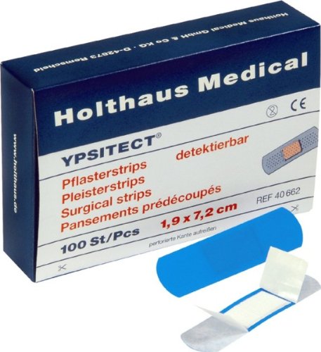 YPSITECT® Pflasterstrips  100 Stück detektierbar 2,5 x 7,2 cm