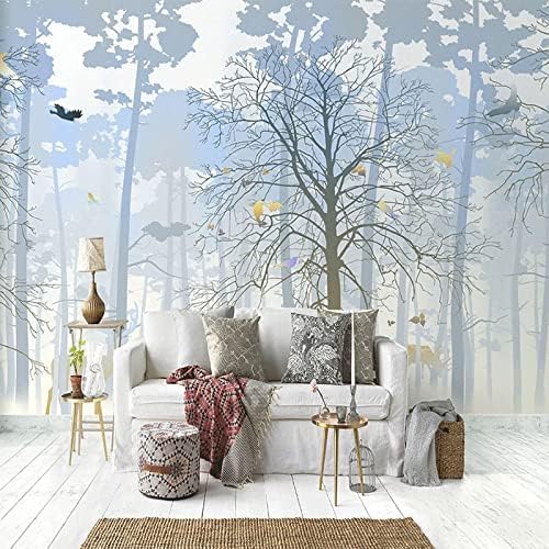 XLMING Handbemalte Elchwaldwand 3D Tapete Home Dekoration Wohnzimmer Sofa Schlafzimmer Tv Hintergrund Wand-150cm×105cm