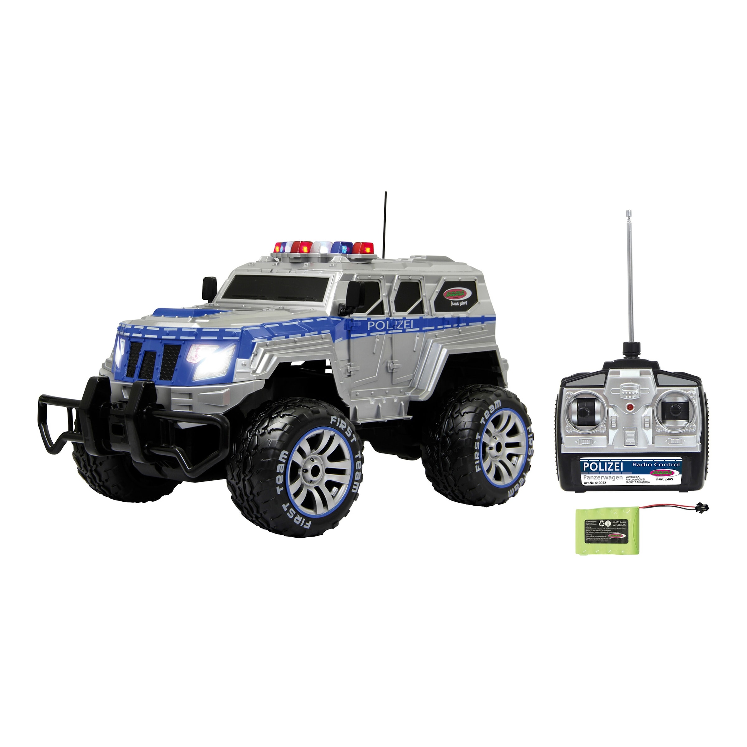 Jamara RC Polizei Panzerwagen Monstertruck