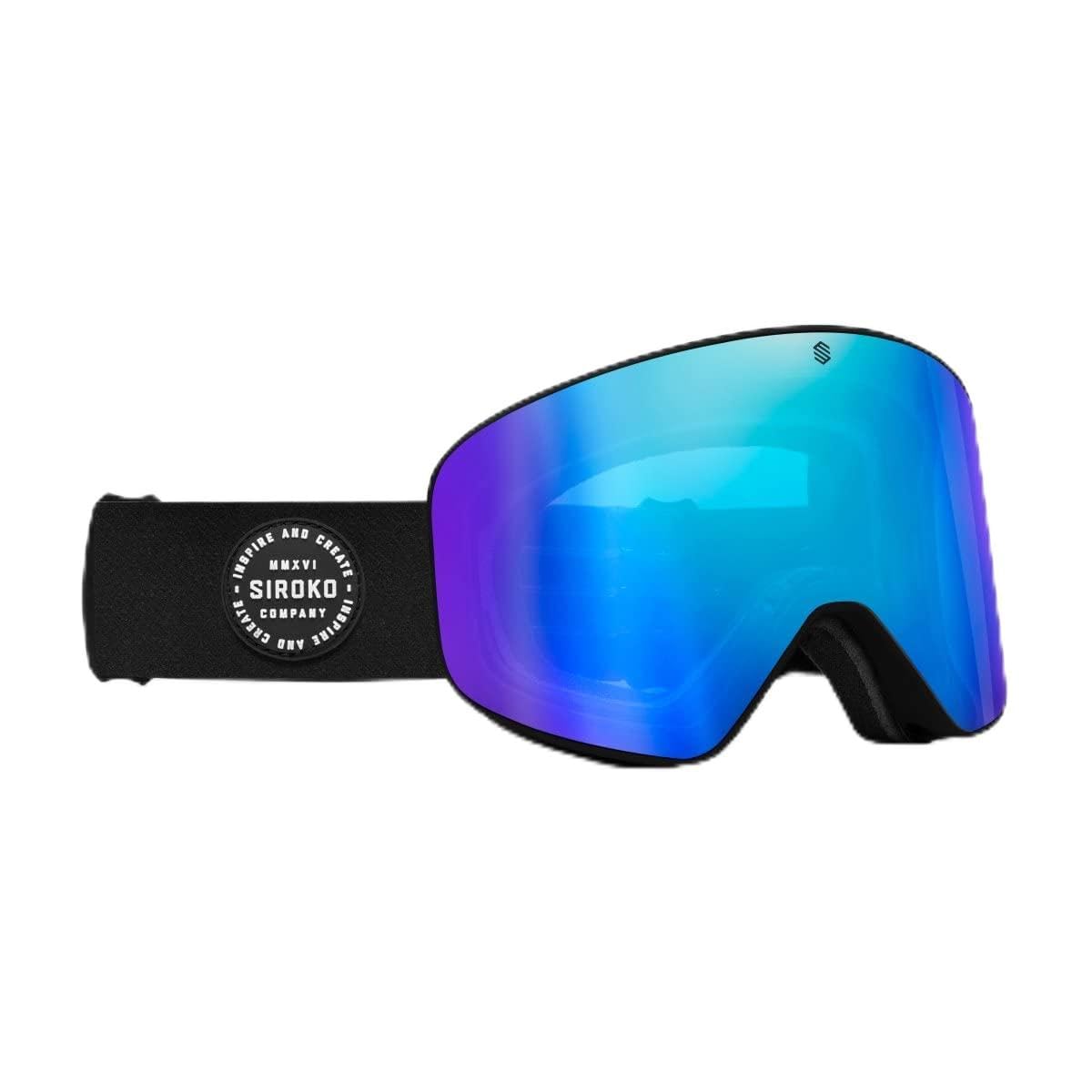 SIROKO - Snowboard- und Skibrillen OTG GX New MexicoBlau/Schwarz