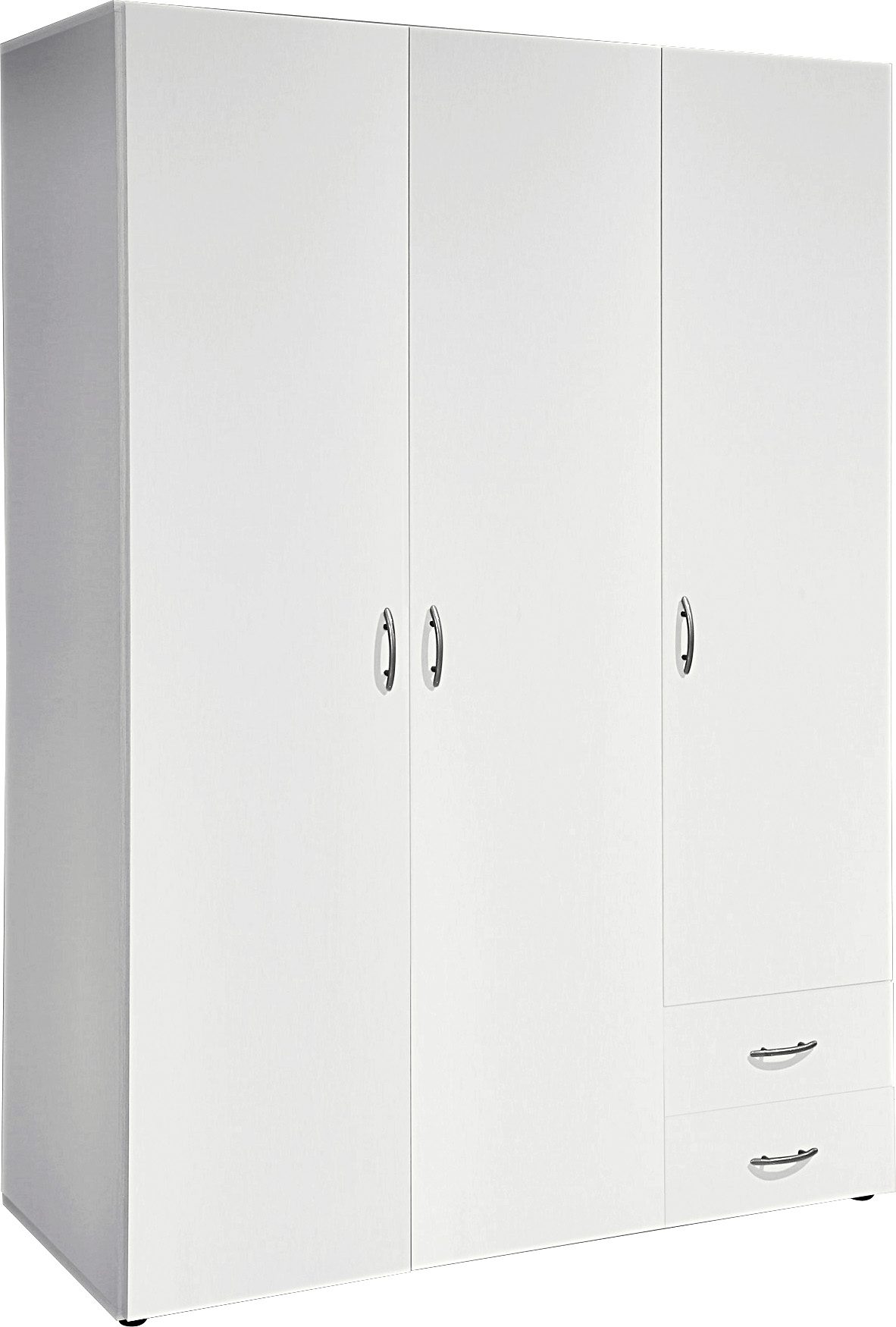 Schlafkontor Drehtürenschrank "Base Kleiderschrank Garderobe Hochschrank Wäscheschrank", Bega Schrank Schlafzimmer Bestseller in 3 Breiten und 2 Farben