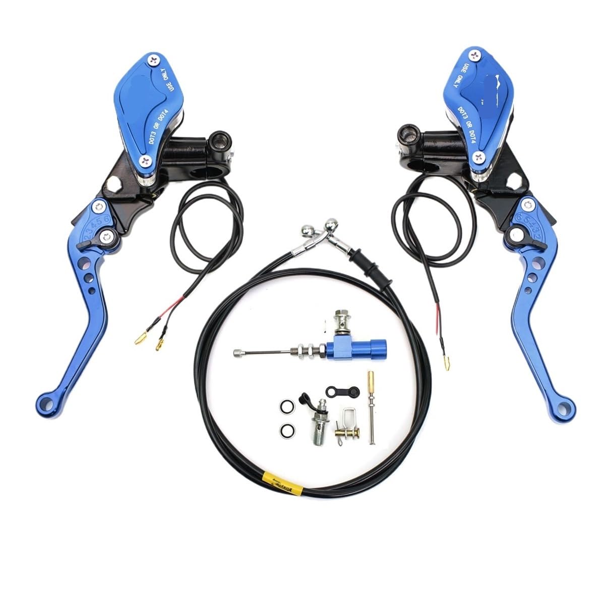 AXCAR Motorrad Hydraulische Kupplung Kit Bremse Master Zylinder Öl Schlauch Bremse Kit Für Y&amaha Dirt Bike Kupplung Bremshebel