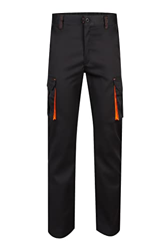 Velilla 103008S - Hose (Größe 46) Farbe schwarz und orange fluoreszierend