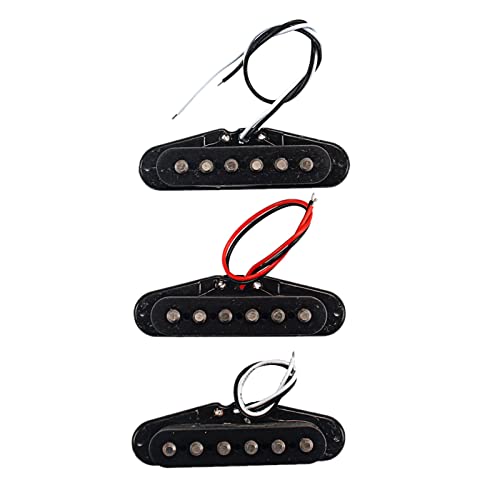 ZENGXUE 3 Teile/Satz Alnico 5 Einzelne Spule Pickup Hals/Mittlere/Brücke Für NS Elektrische Gitarre Humbucker Tonabnehmer Set