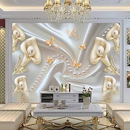 Dreidimensionaler Hufeisen-Lotus-Diamant 3D Tapeten Wanddekoration Fototapete Sofas Wohnzimmer Wandbild Schlafzimmer-200cm×140cm