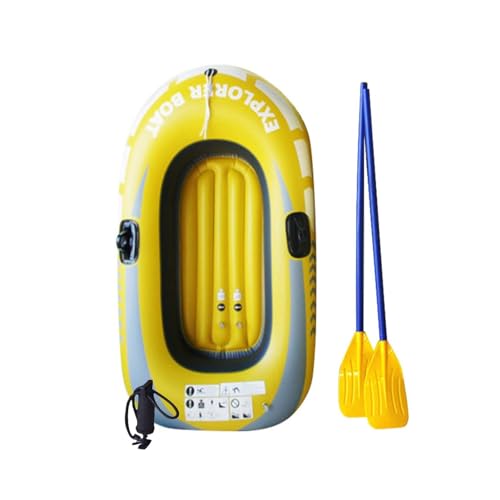 Tragbares, verdicktes Fischerboot, aufblasbares Ruder-Set, tragbar, aus verdicktem PVC, doppeltes aufblasbares Kajak aus PVC, Serie mit dicken aufblasbaren Booten für Wassersport