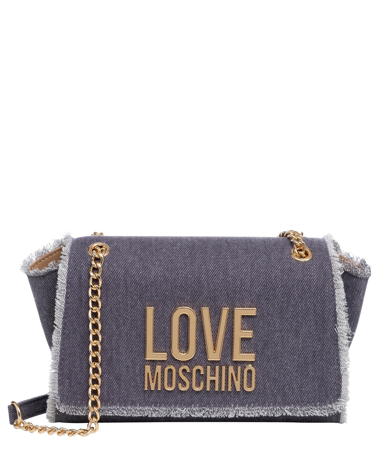 Love Moschino damen Schultertasche denim scuro