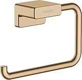 hansgrohe Toilettenpapierhalter AddStoris, Klopapierhalter ohne Deckel,Brushed Bronze