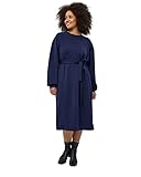 Peppercorn Laila Sweat Kleid Kurve Kleid Damen In Blau Herbst Kleid Damen Elegant Größe 44