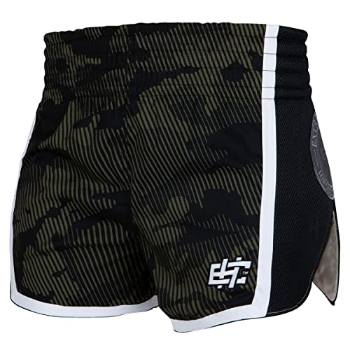 Extreme Hobby Muay Thai Shorts Havoc, Ultraleichte Thaibox Hose für Herren Rip-Stop-Gewebe, Hohe Atmungsaktivität