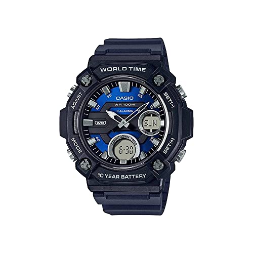 Casio Herren Analog-Digital Quarz Uhr mit Kunststoff Armband AD263