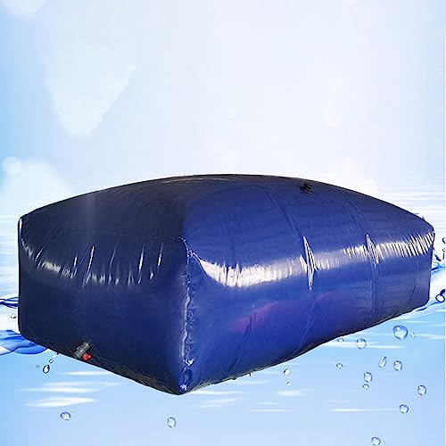 ROGHA Tragbare Wasserblase/Wasserspeicherbehälter, Im Freien verdickter Faltbarer, haltbarer Wassertank, Notwasserspeicher, Garten Regenwassersammler/Camping Wassersack,670L