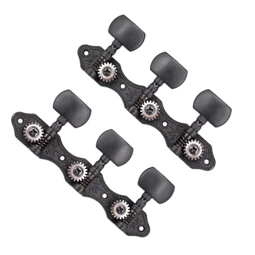 Strings Tuning Pegs Mechaniken Für Gitarre 1 Paar 1:18 schwarze langlebige Stimmschlüsselnägel für klassische Gitarren