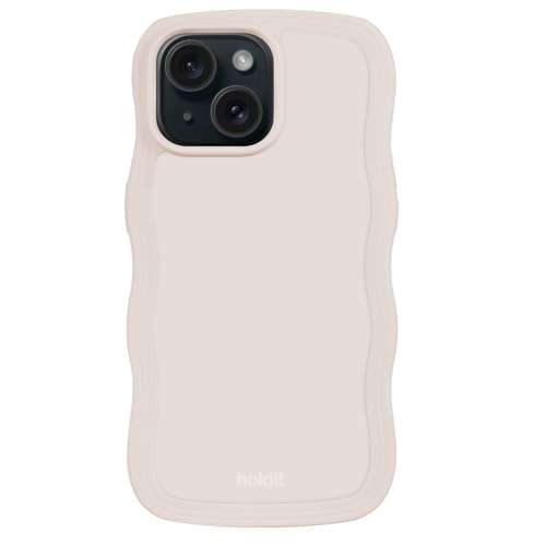 holdit Wavy Case - Light Beige - iPhone 15/14/13