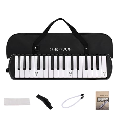 MEELYHOME Melodica Instrument Keyboard Melodica Air Piano mit weichen langen Röhren, kurzen Mundstücken und Tragetasche für Kinder