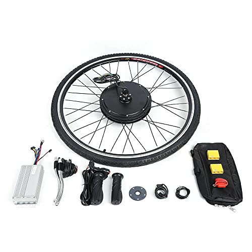 E-Bike Fahrrad Umbausatz, 36V 500W 28" Hinterrad E-Bike Conversion Kit Elektro Vorderrad Elektrofahrrad Umbausatz Nabenmotor